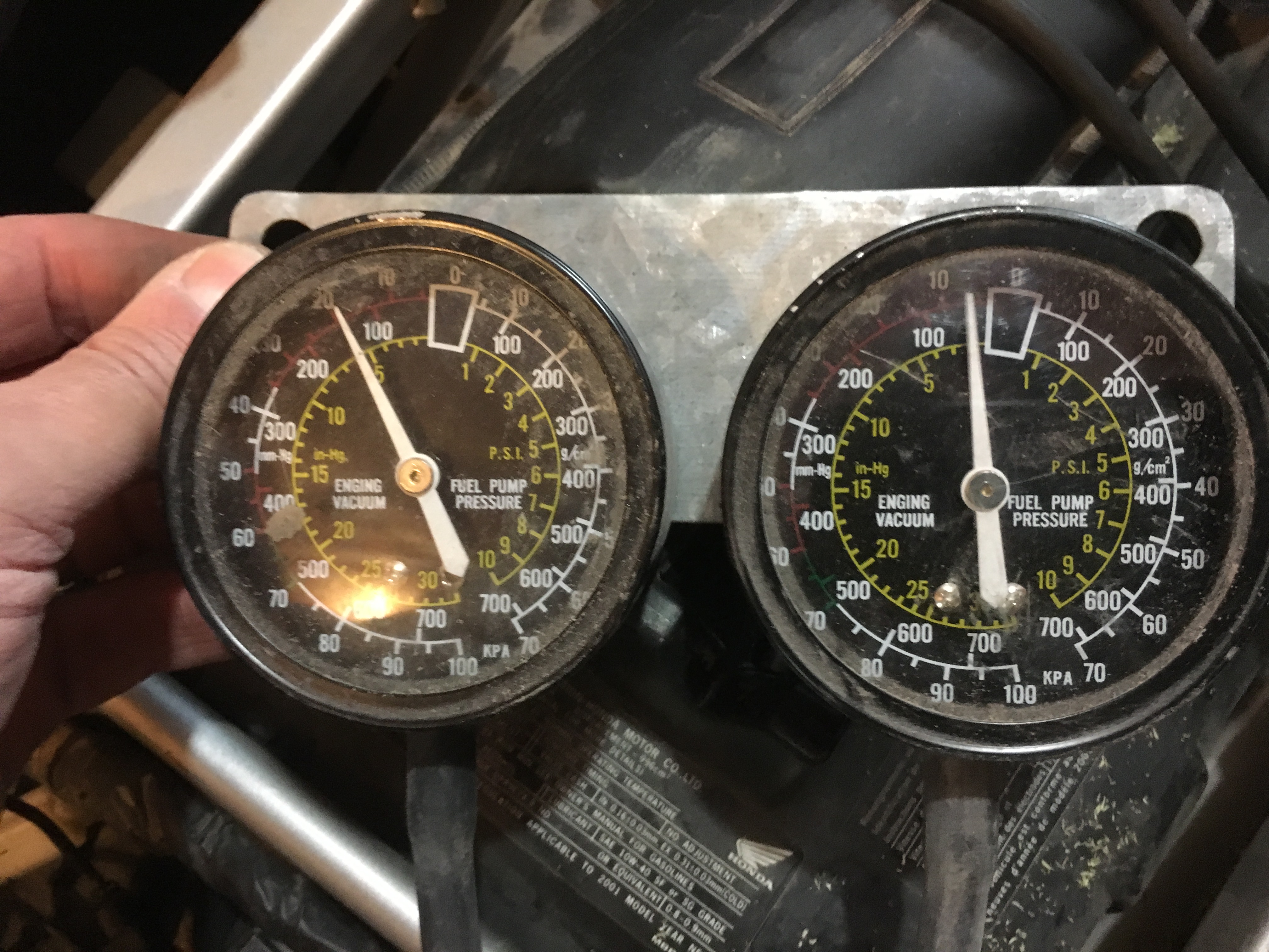 Picture of gauges